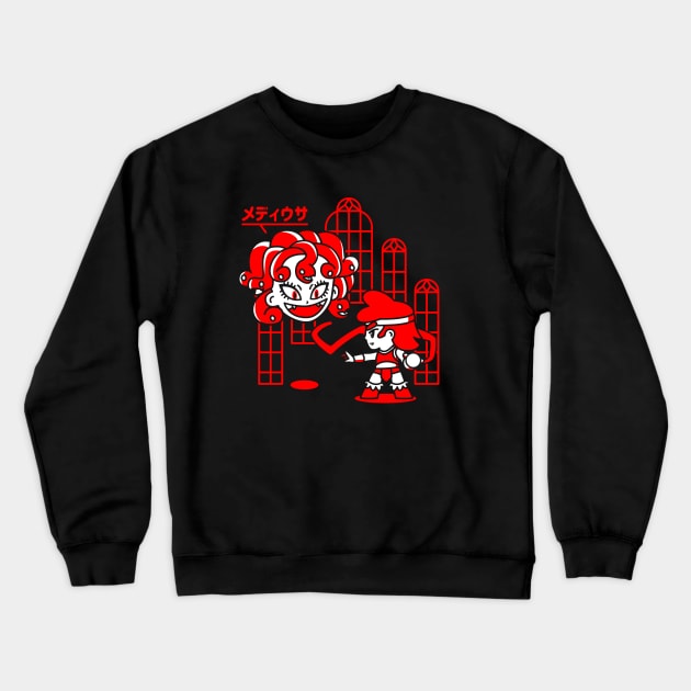 Back off Medusa! Crewneck Sweatshirt by demonigote